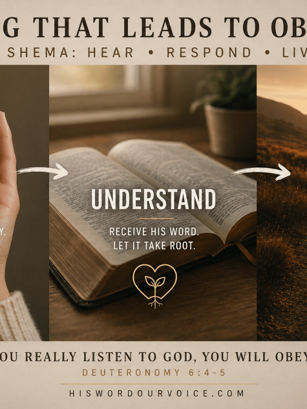SHEMA: Hearing That Leads to&nbsp;Obedience