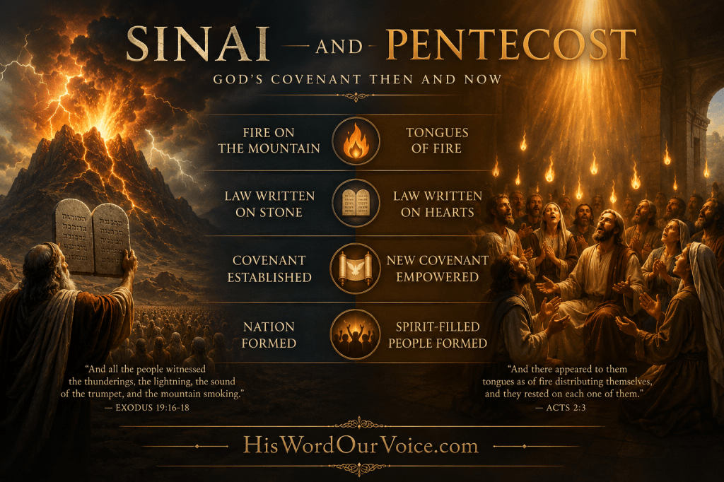 Pentecost and Sinai