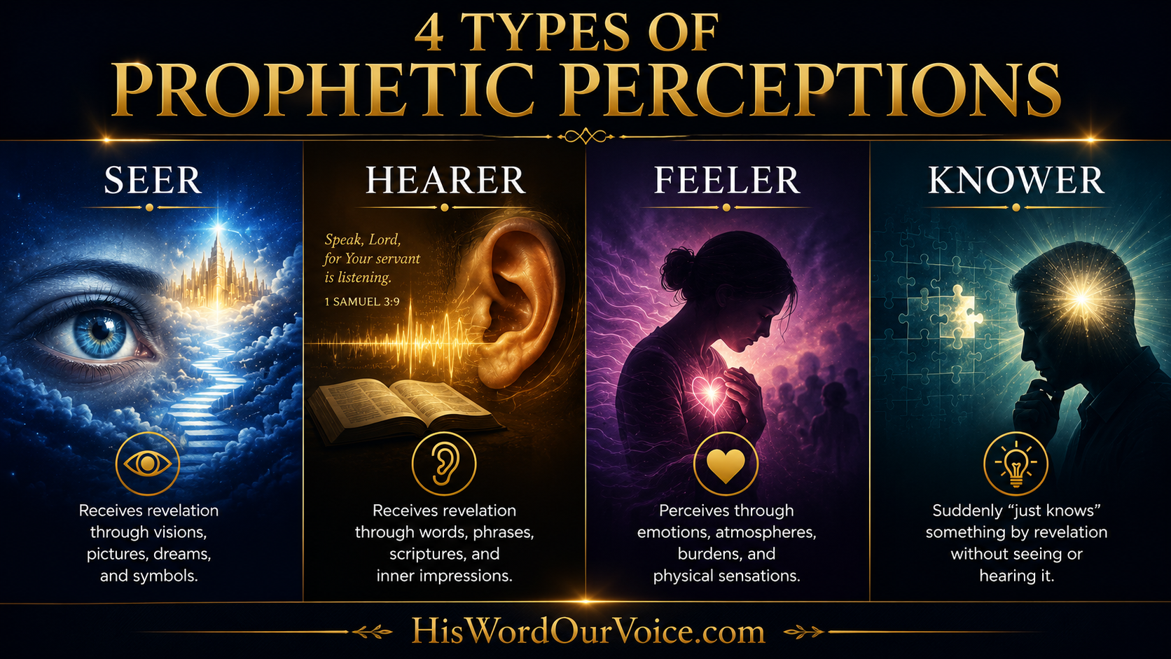 How to Recognize Your Spiritual Insight Type: Seers, Hearers, Feelers, Knowers