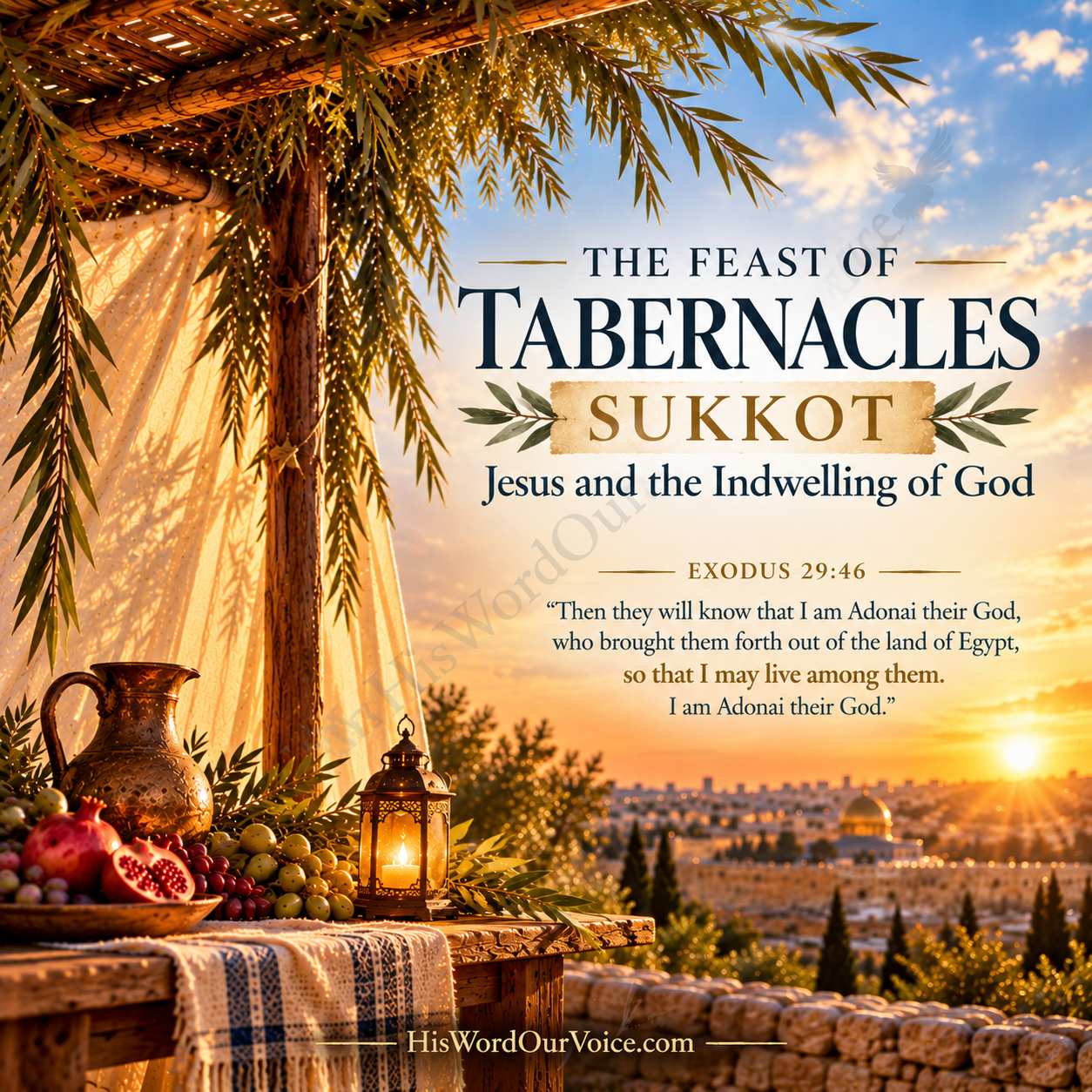 The Feast of Tabernacles: Sukkot, Jesus and the Indwelling of God